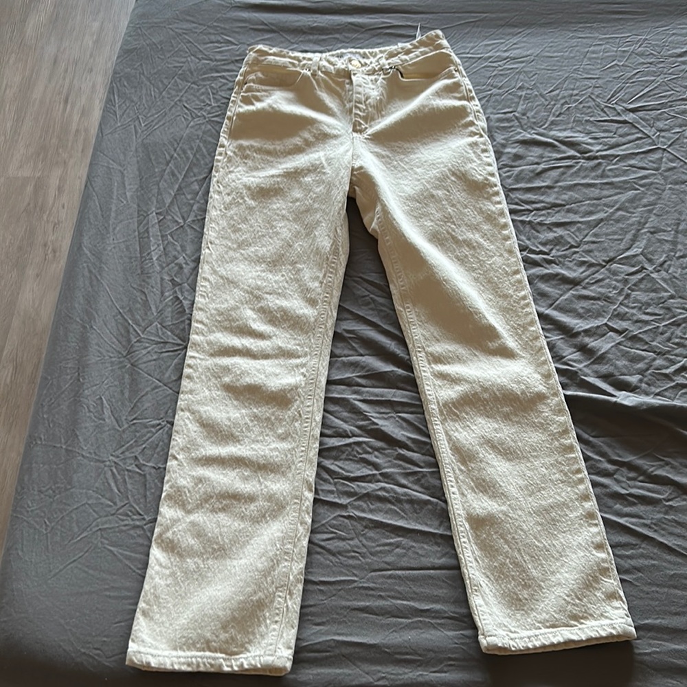 Zara beige jeans